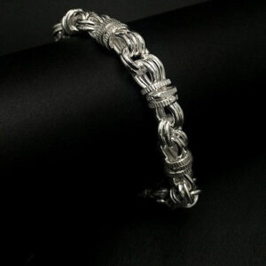 silver man's bracelet
